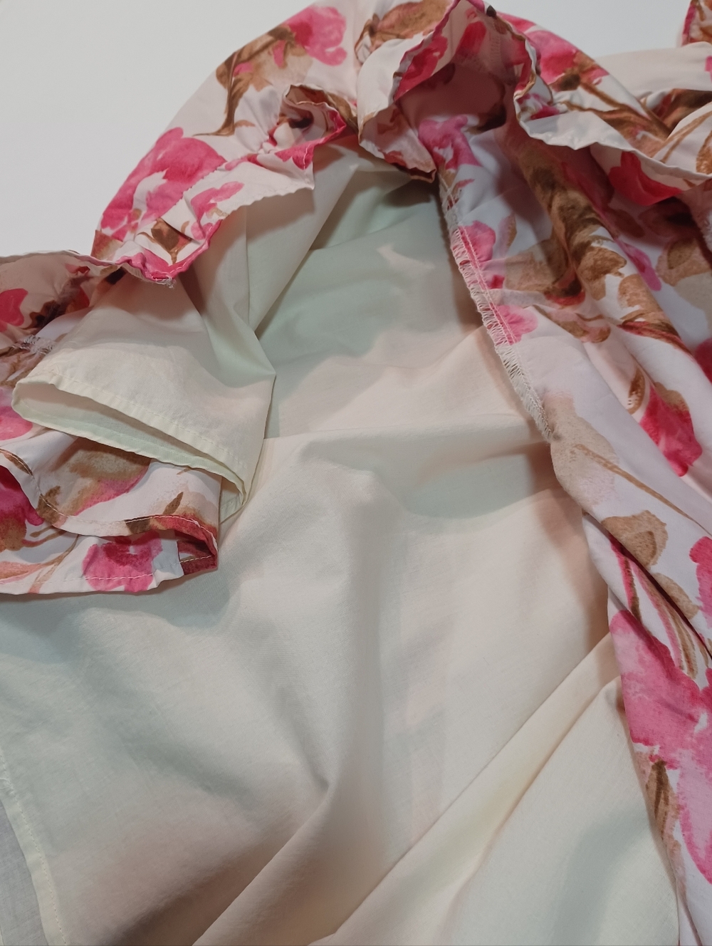 Abercrombie & Fitch Pink Floral Ruffle Mini Dress - Picture 9 of 9